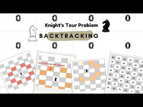 **"Solve the Knight's Tour Problem Using Backtracking | Chess Algorithm Explained"**