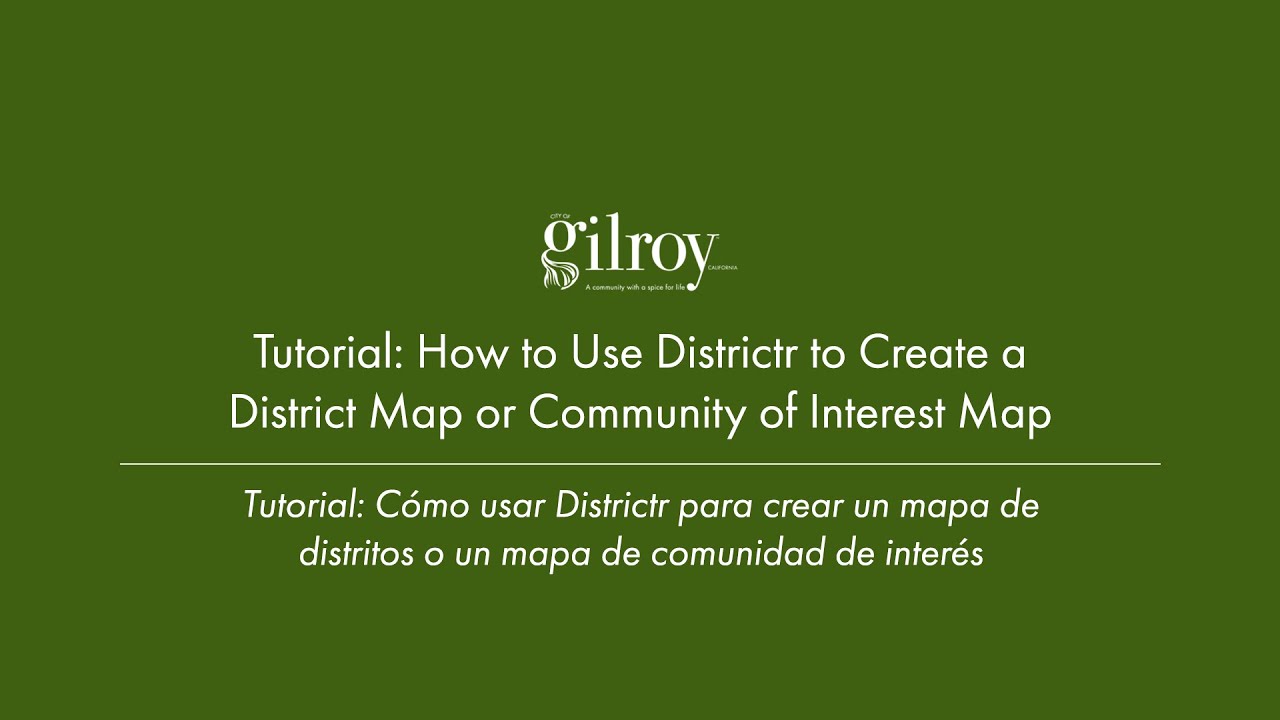 How to Use Districtr to Create a District Map or Community of Interest