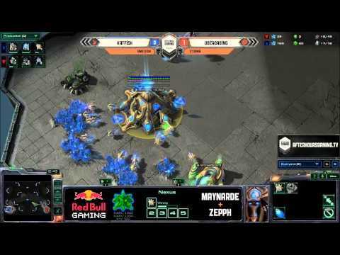 AHGL S3 - SC2 Playoffs Semifinals: Amazon vs. Storm8 game 5 by Maynarde & Zepph