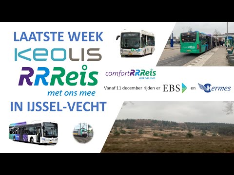 LAATSTE WEEK voor KEOLIS RRReis - Op RRReis door IJSSEL VECHT en de VELUWE #detreinreizigervlogt