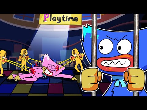 Poor Jail Huggy Wuggy |Poppy Playtime Animation Compilation- Huggy Wuggy,Kissy Missy VS Squid Game