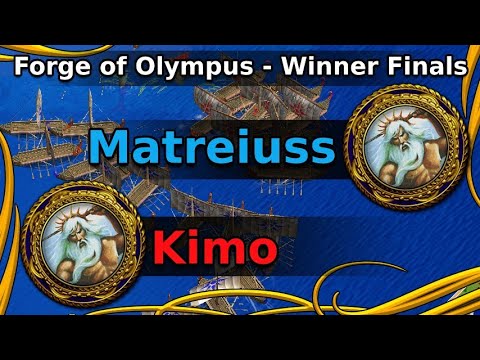 Age of Mythology: Matreiuss vs Kimo - Meta Plays Forge of Olympus Tournament - Winner Finals