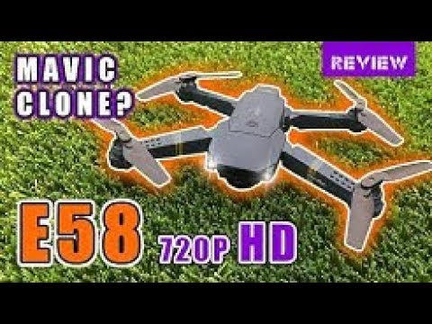 EACHINE E58 MAVIC CLONE REVIEW, TEST ,VOL ,BANGGOOD DRONE l ThomaTV