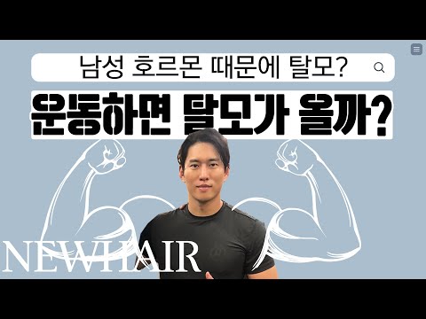 남성 호르몬 때문에 탈모? 운동하면 탈모가 올까?│뉴헤어│탈모치료