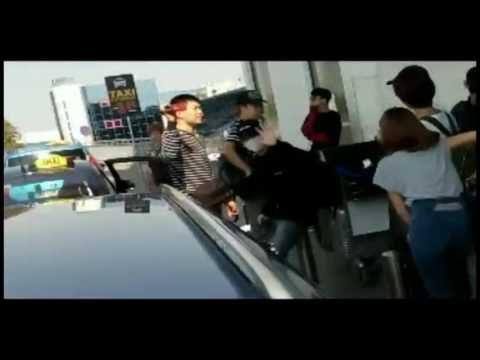MYNAME AT THE AIRPORT IN ROMANIA