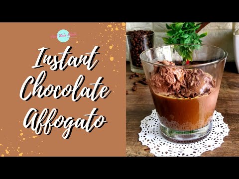 Instant Chocolate Affogato | Easy Dessert Recipe | Cook Bake Shake | Shilpika  #shorts #ytshorts