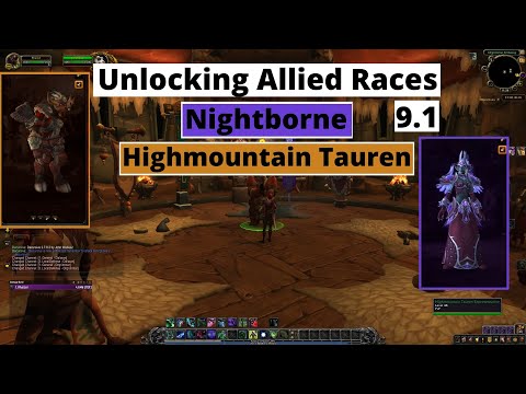 How to Unlock Allied Races: Highmountain Tauren & Nightborne
