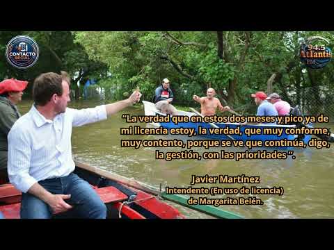Seguir con las prioridades (Javier Martínez - Intendente en uso de licencia Margarita Belén)