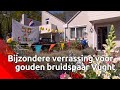Jan en Nelly zijn 50 jaar getrouwd maar kunnen niet met de hele familie naar Schotland