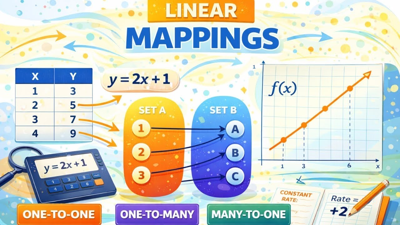 Linear Mapping explained l C6.E5 (AKI-OLA Core-Math Series)