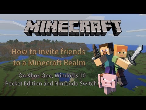 Monkiedude22 - How to Invite Friends into a Minecraft Realm on Xbox, Windows 10