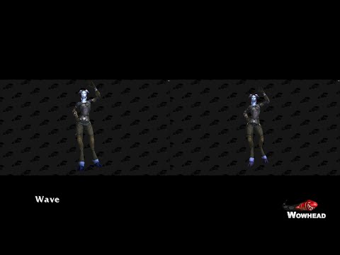 Warlords of Draenor Female Draenei New Character Model Animations