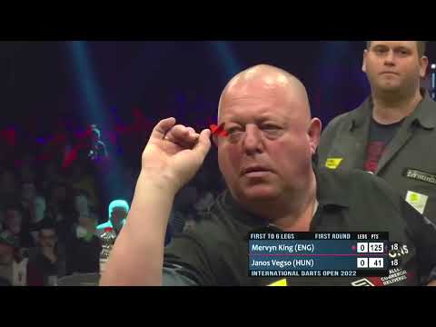 Mervyn King Furious With His Opponent At International Darts Open