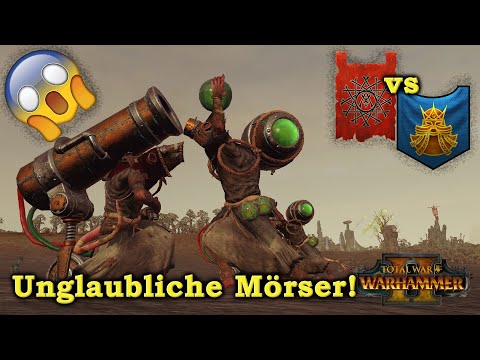 Unglaubliche Mörser - Skaven vs Zwerge - Total War: Warhammer 2