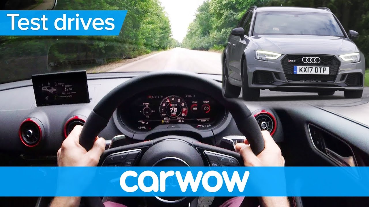 Audi RS 3 2018 POV review with jump | Test Drives