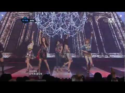 120510 4Minute - Volume Up @ M! Countdown