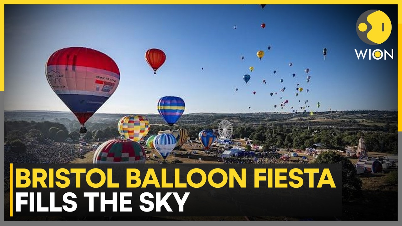 Hundreds  Of Hot Air Balloons Take Over Bristol Skies | WION