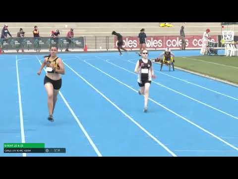 U11 - U16 Girls Multi Class 400m: 2022 Commonwealth Bank State Combined Events Championships
