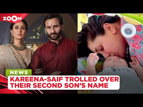 Saif Ali Khan & Kareena Kapoor Khan ROASTED after second child Jehangir Ali Khan's name got revealed