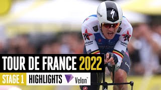 Epic time trial battle: Tour de France 2022 Stage 1 Highlights