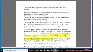 Register & activate Parallels Desktop for Mac