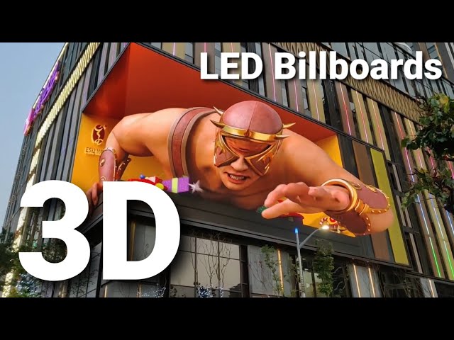 3D LED billboards and OOH advertising amazing Trends