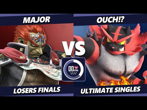 DD 15: Revival LOSERS FINALS - Major (Ganondorf) Vs. Ouch!? (Incineroar) Smash Ultimate - SSBU