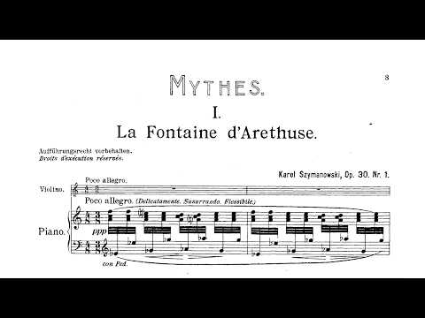 Karol Szymanowski - Mythes, Op. 30 (1921)