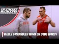 The Ultimate Fighter Bonus Footage: Chandler and Valiev work on code words | ESPN MMA