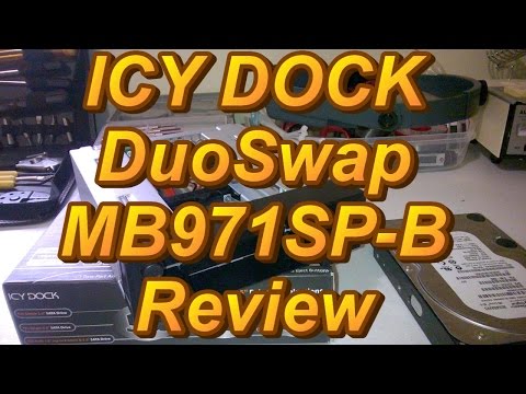 Cremax ICY DOCK MB971SP-B DuoSwap nuimamas rėmas video