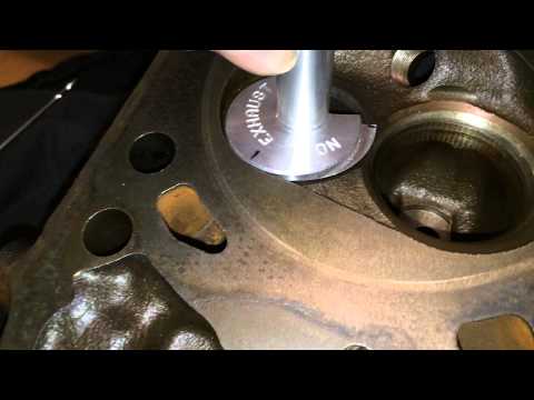 Wingless Sprint V6 cylinder heads.