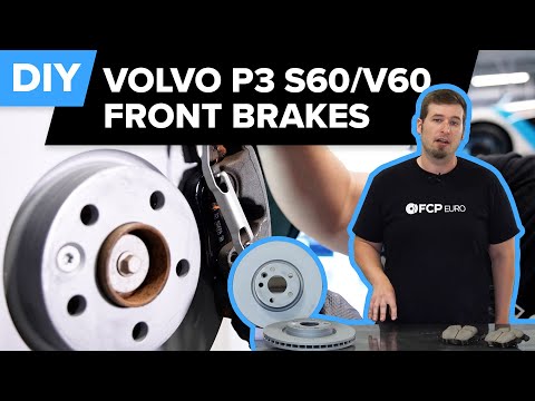 Volvo S60 Front Brake Pad & Rotor Replacement DIY (2015-2021 Volvo P3 - S80, V70, XC70, XC60, & V60)