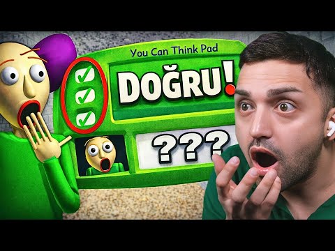 BALDİNİN EN ZOR SORULARINI DOĞRU CEVAPLADIM!