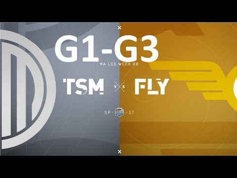 TSM vs FLY Game 1-3 Highlights - 2017 NALCS SPRING SPLIT - WEEK 7 DAY 2 - FULL HIGHLIGHTS