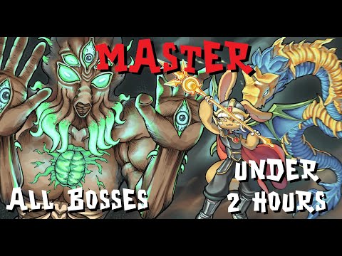 (WR) Terraria Master All Bosses Set Order (ABSO) NMA in 1:58:12 (Random Seed)