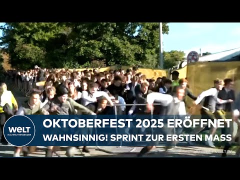 OKTOBERFEST 2025: Sprint zur ersten Maß - Der wilde erste Ansturm auf die Wiesn-Zelte!