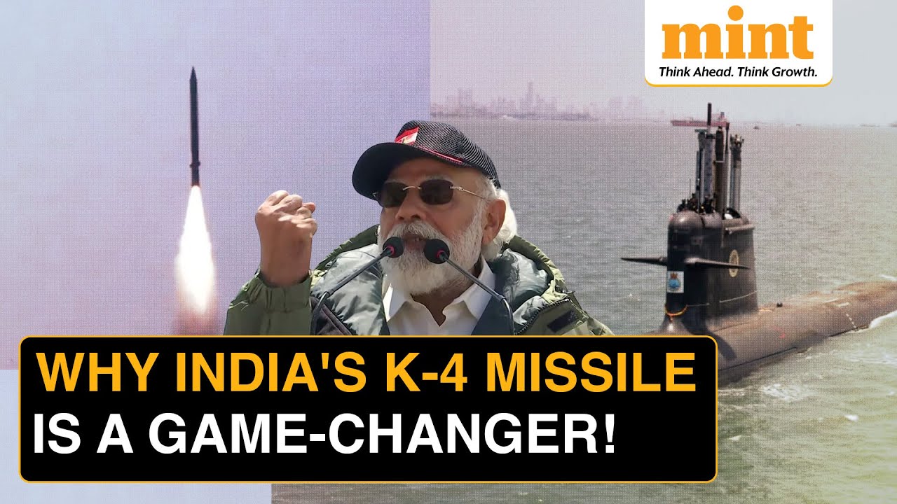 Why The K-4 Missile Tested From Submarine Marks A BIG Leap For India's Sea-Based Nuclear Deterrence