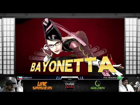 Dubai Dojo 2: Prof Molokhia (Bayonetta) vs Darkness (Diddy Kong, Sheik) - Singles LR3