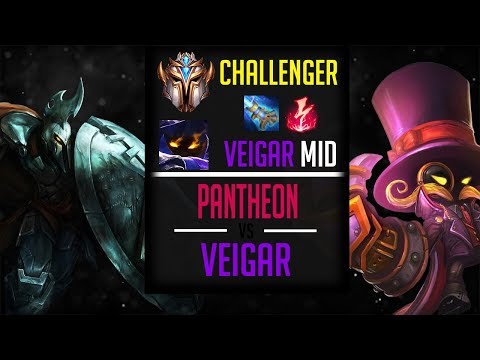THIS DAMAGE IS INSANE?!! CHALLENGER VEIGAR VS PANTHEON MIDLANE | SEASON 9 LIVE COMMENTARY