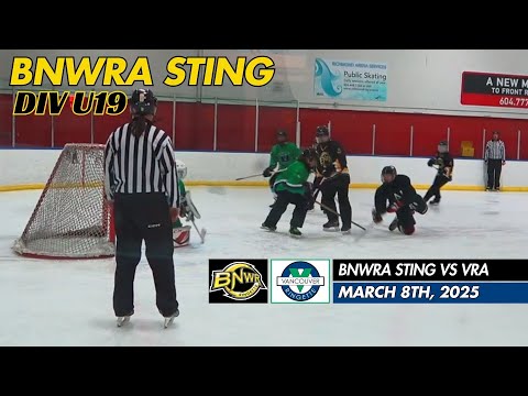 U19 BNWRA STING vs VRA - Mar 9 2025
