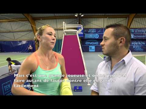 Internationaux Féminins de la Vienne 2015, Interview Sofia Shapatava par Michaël Duranceau