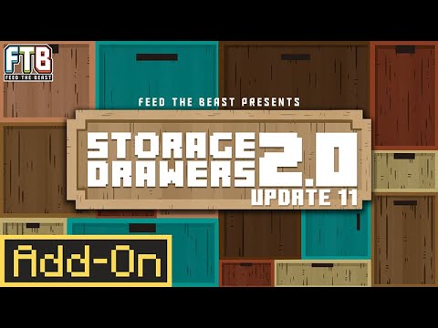 STORAGE DRAWERS 2.0 - Official Java Port Huge UPGRADE for Minecraft Bedrock Survival