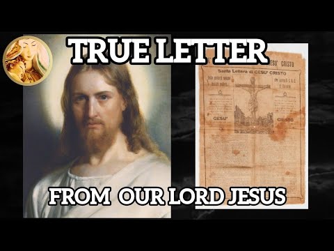 True Letter of Our Lord Jesus Christ Found in Jerusalem: Consecrating His Precious Drops of Blood!