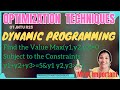 Find The Optimum Solutions Using Dynamic Programming Most Most IMP In Optimization Techniques