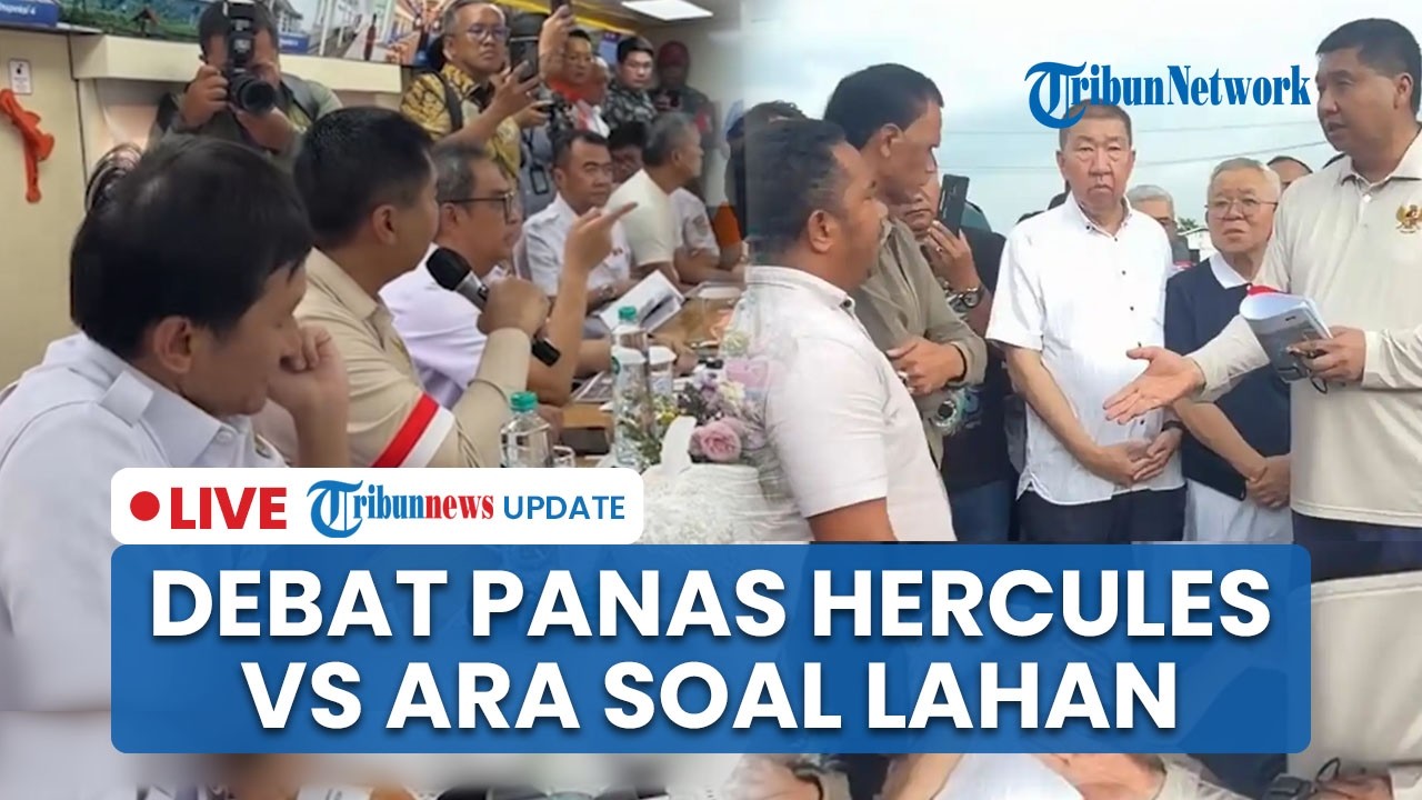 LIVE: Debat Panas Hercules Vs Menteri Ara soal Penguasaan Lahan Tanah Abang: Negara Tak Boleh Kalah