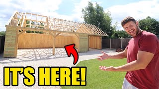 HOW THE OAK FRAMED DREAM CAR WORKSHOP WAS BUILT - PART 13