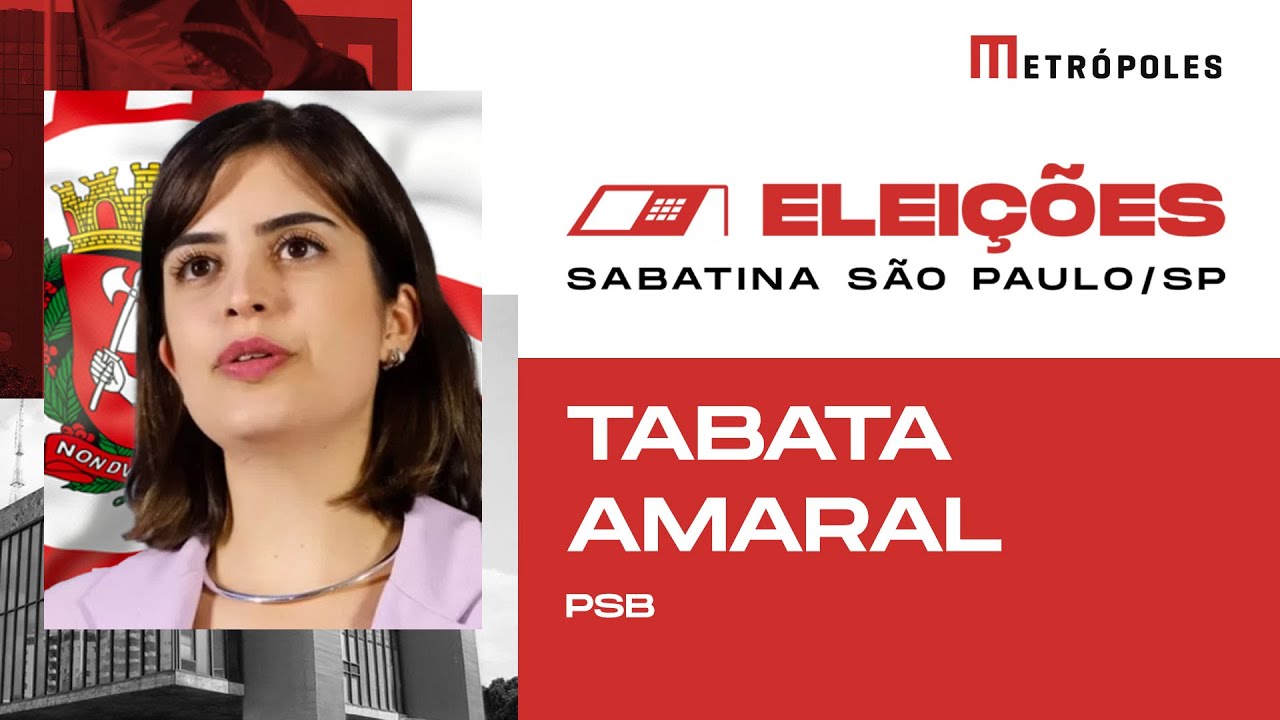 Sabatina do Metrópoles com Tabata Amaral (PSB), candidata à Prefeitura de São Paulo