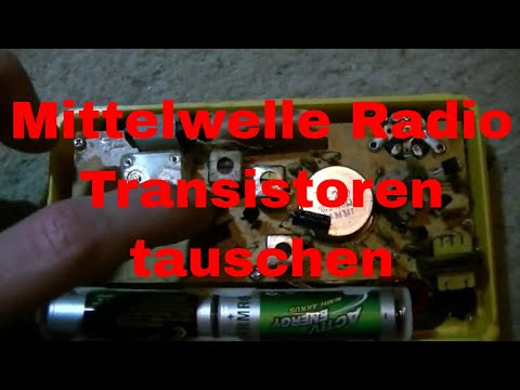 Rexina Mittelwellen Radio Transistoren getauscht - eflose #870