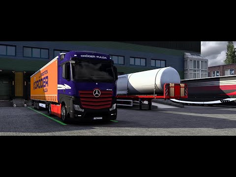 [ETS2, 1.43] - [Promods V2.60] - Mercedes Benz Actros MP4 -  Nürnberg[GER] - Osnabrück[GER]