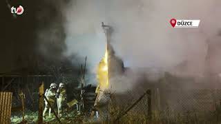 Polisin Dikkati Ahır ve Evi Yanmaktan Kurtardı